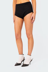 Comfort Club Knit Micro Shorts