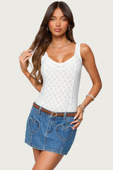 Clementina Eyelet Bodysuit