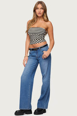 Nikoletta Low Rise Straight Leg Jeans