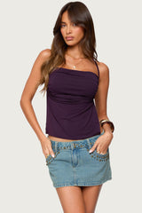 Rachey Backless Ruched Top