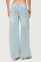 Teela Lacey Low Rise Baggy Carpenter Jeans