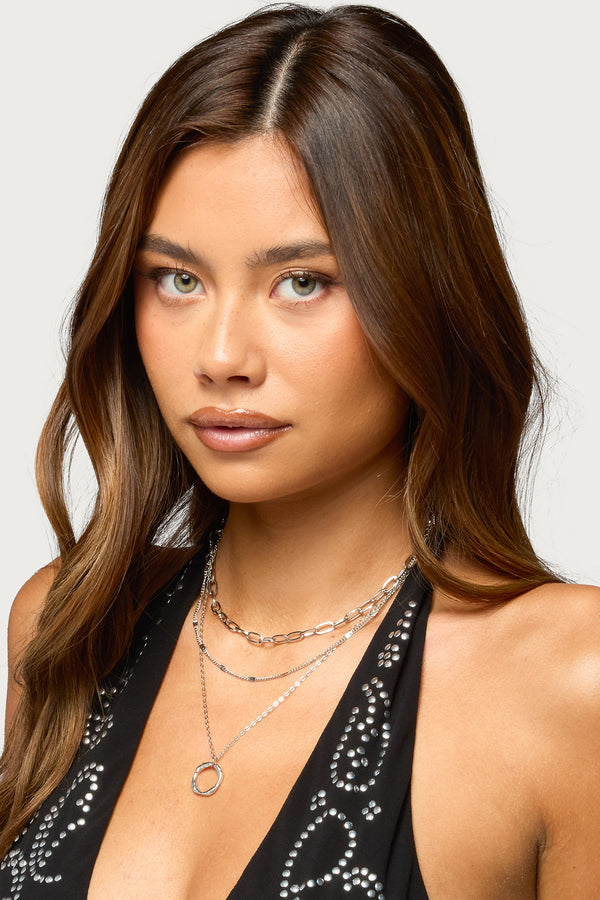 Layered Mixed Chain Necklace