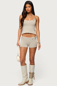 Nicca Iridescent Knit Shorts