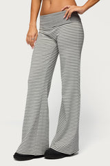 Meggy Striped Foldover Pants