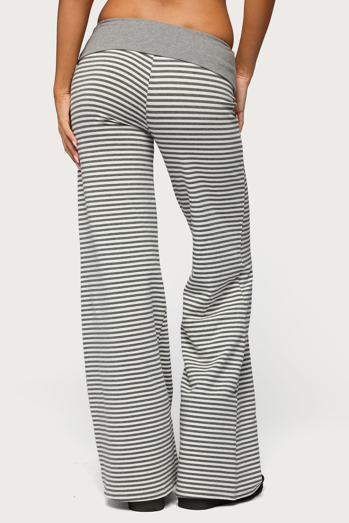 Meggy Striped Foldover Pants