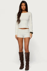 Arianna Off Shoulder Knit Sweater
