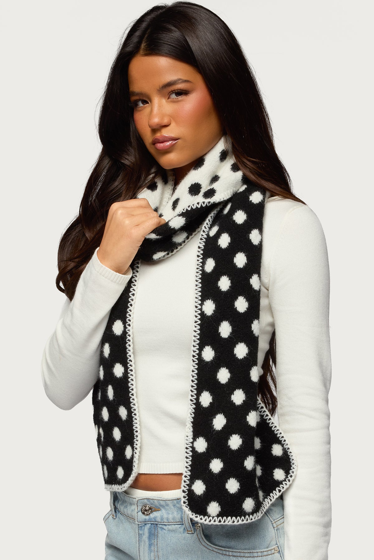 Polka Dot Scarf