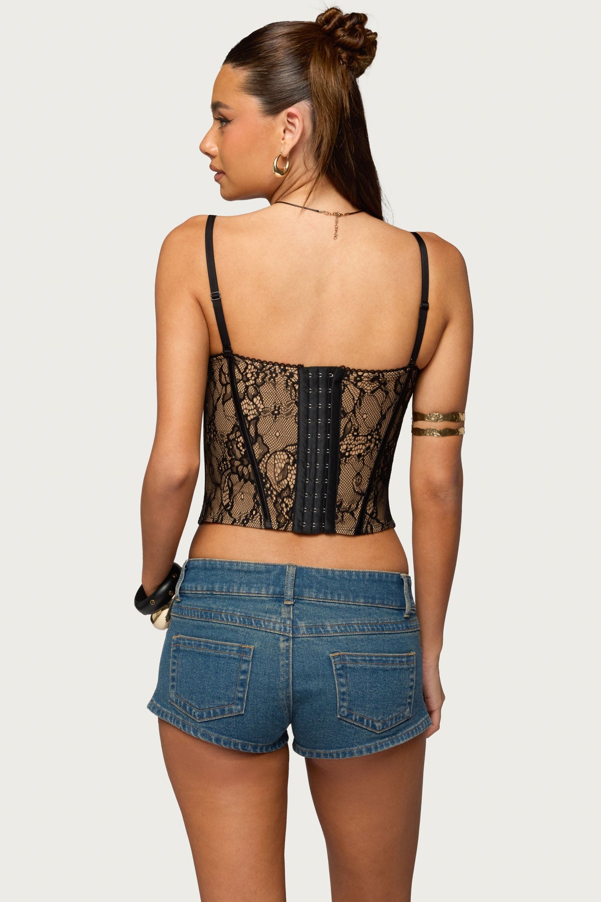 Saffire Detachable Straps Lace Corset