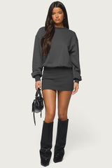 Jannah Sweatshirt Mini Dress
