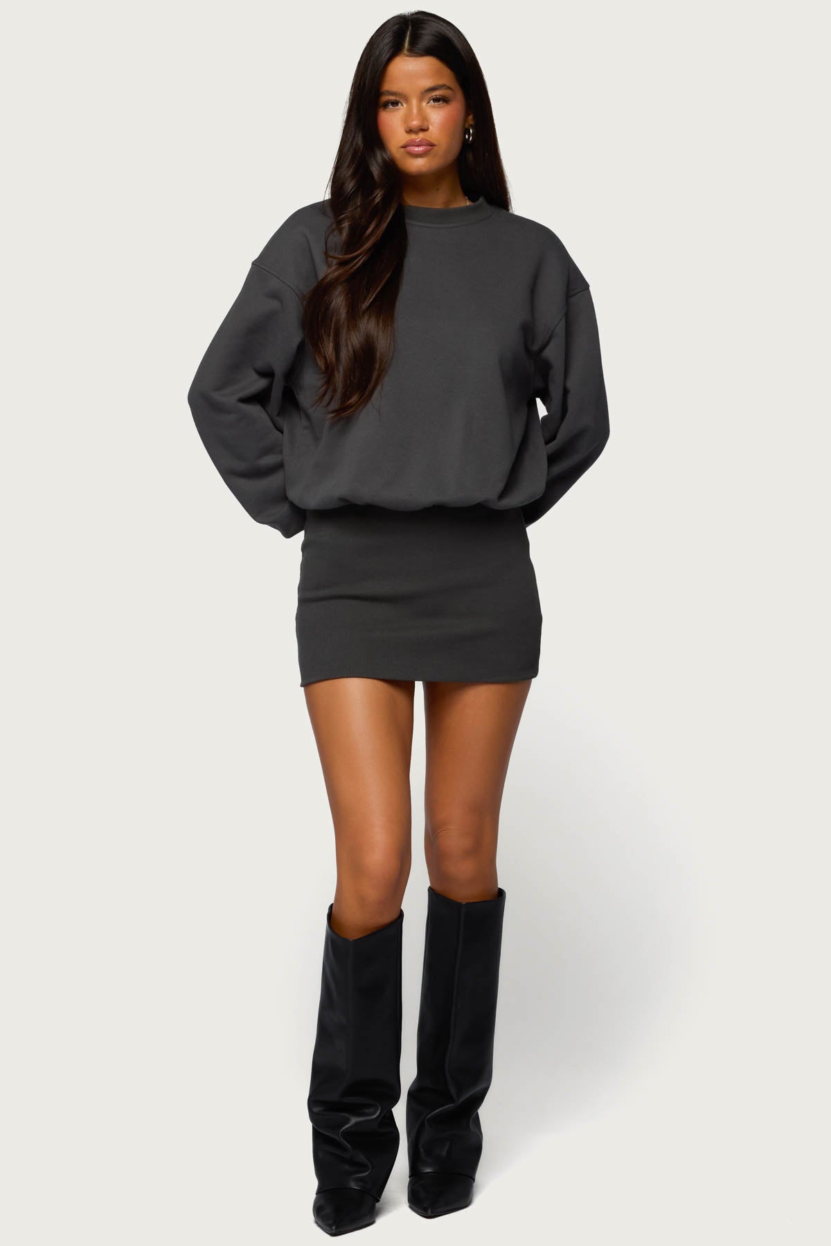 Jannah Sweatshirt Mini Dress