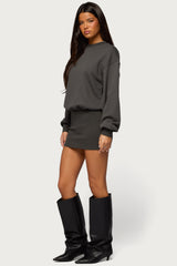 Jannah Sweatshirt Mini Dress