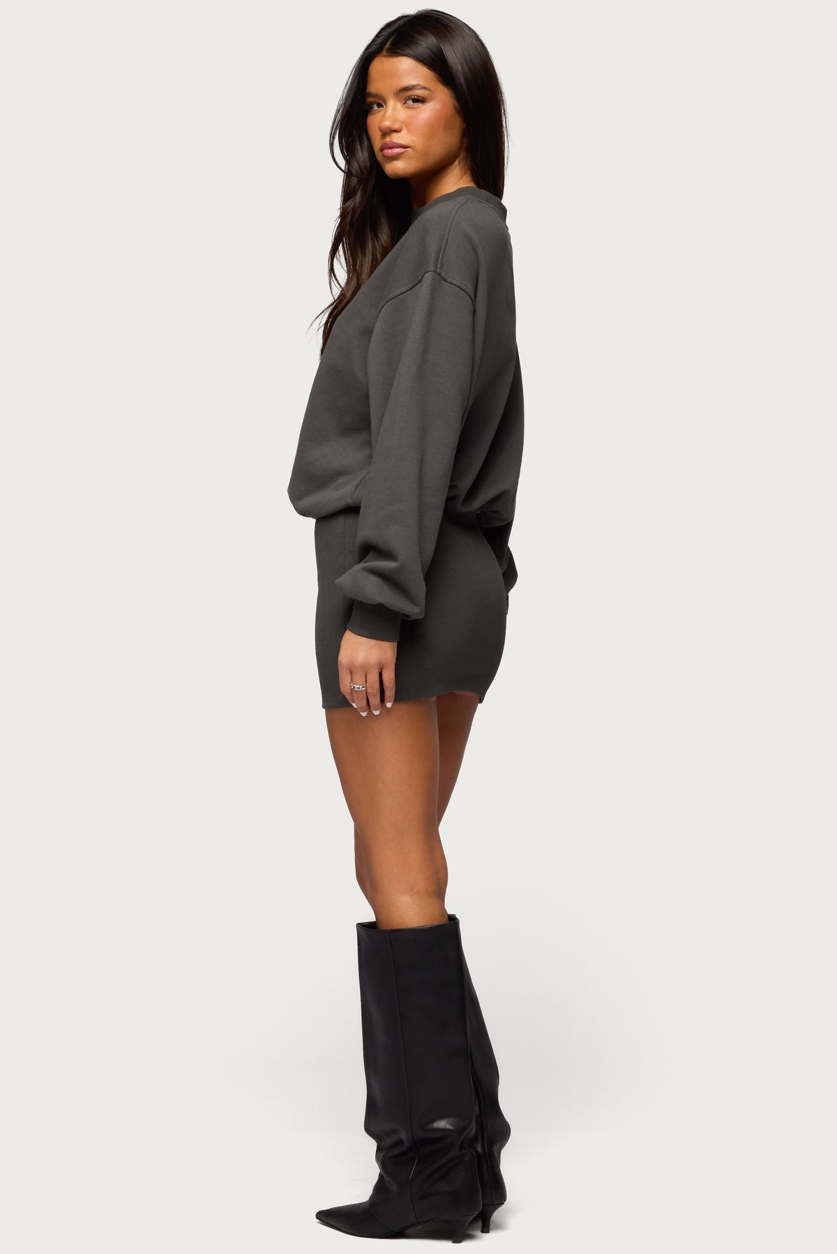 Jannah Sweatshirt Mini Dress