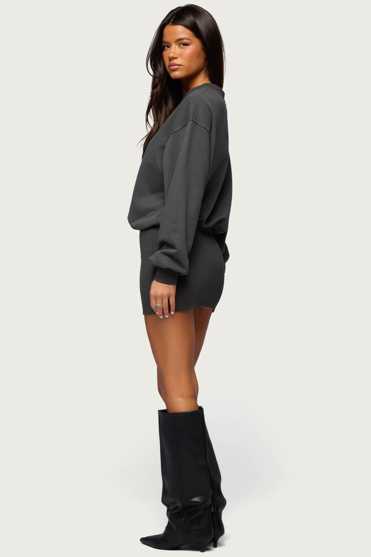Jannah Sweatshirt Mini Dress