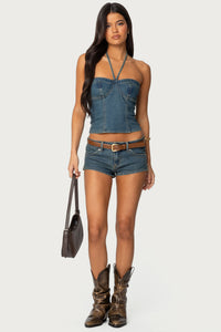 Jagger Low Rise Denim Shorts