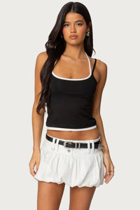 Roya Layered Halter Tank Top