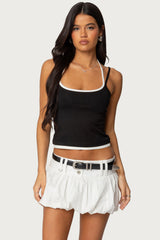Roya Layered Halter Tank Top