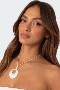 Sunshine Pendant String Necklace