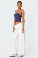 Ayla Low Rise Baggy Carpenter Jeans