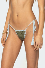Crochet String Bikini Bottom