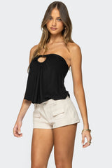 Vera Keyhole Backless Top
