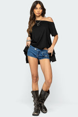 Bryan Denim Micro Shorts