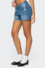 Scottie Low Rise Denim Shorts