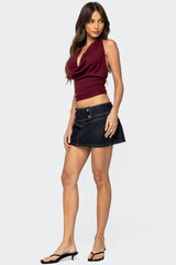 Kia Cowl Neck Knit Top