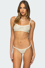 Livvy Sheer Lace Scoop Bralette