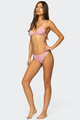 Darcie Sheer Lace Triangle Bralette