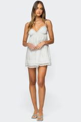 Luisa Lacey Babydoll Mini Dress