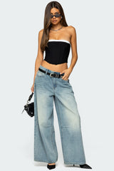 Ryla Contrast Layered Mesh Corset