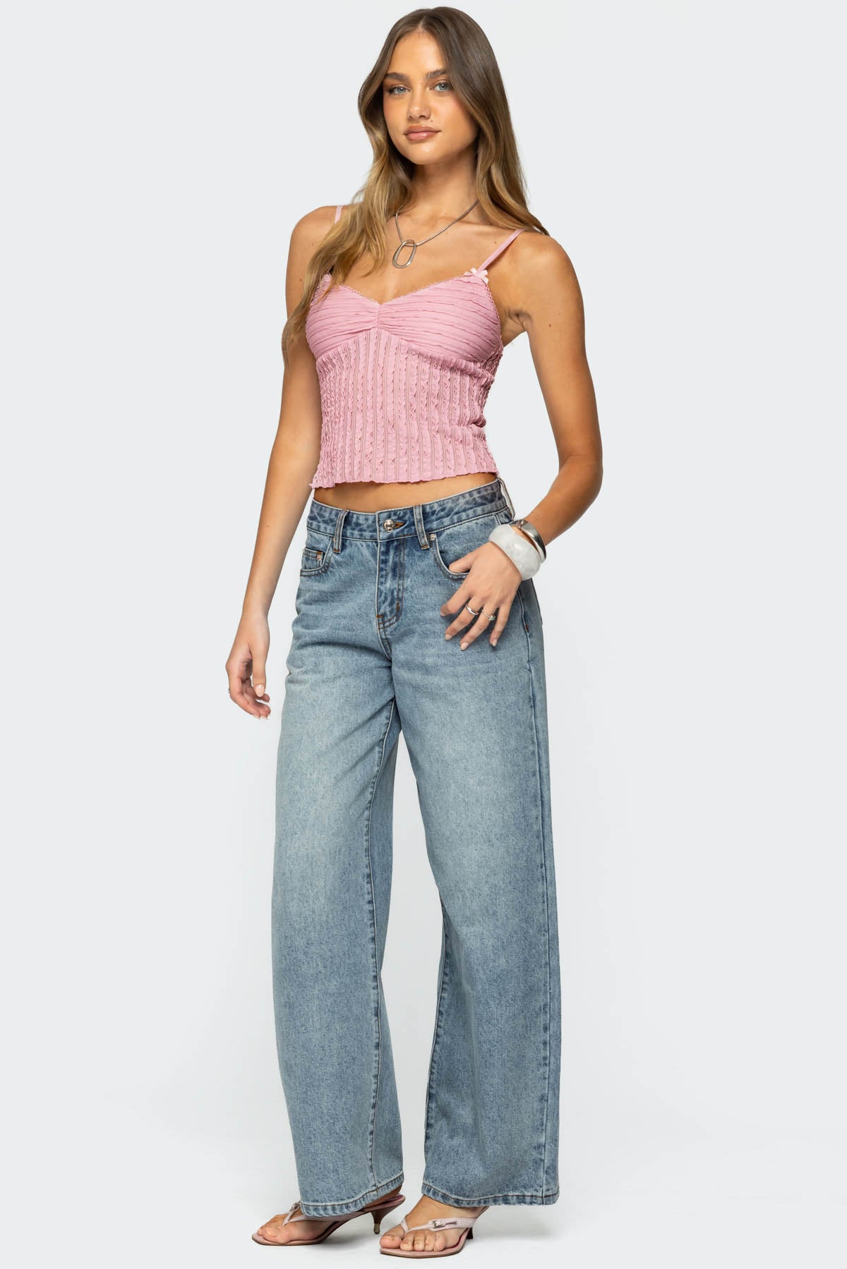 Aryah Ruffled Tank Top