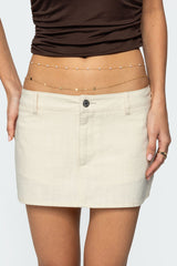 Pearly Double Belly Chain