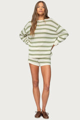 Amaris Oversized Striped Sweater