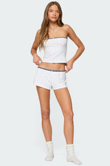 Stefi Floral Contrast Shorts
