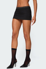Jaxie Grommet Mini Skort