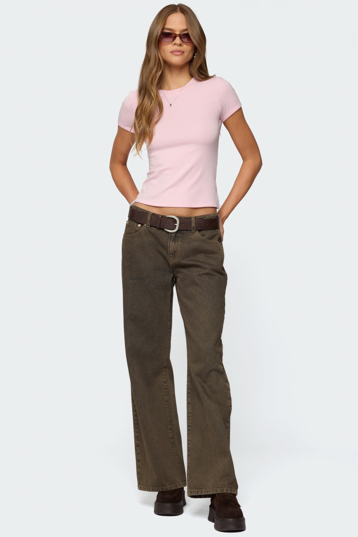 Daphney Ribbed T Shirt