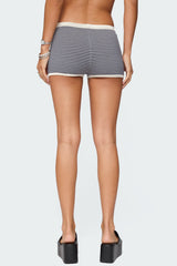 Saylor striped knit shorts