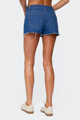 Birdy Low Rise Denim Shorts