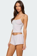 Sephi Lacey Pointelle Tank Top