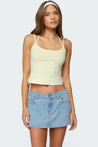 Roya Layered Halter Tank Top