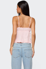 Halsey Ruffle Tank Top