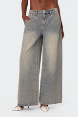 Jakarey Low Rise Baggy Jeans