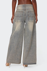 Jakarey Low Rise Baggy Jeans