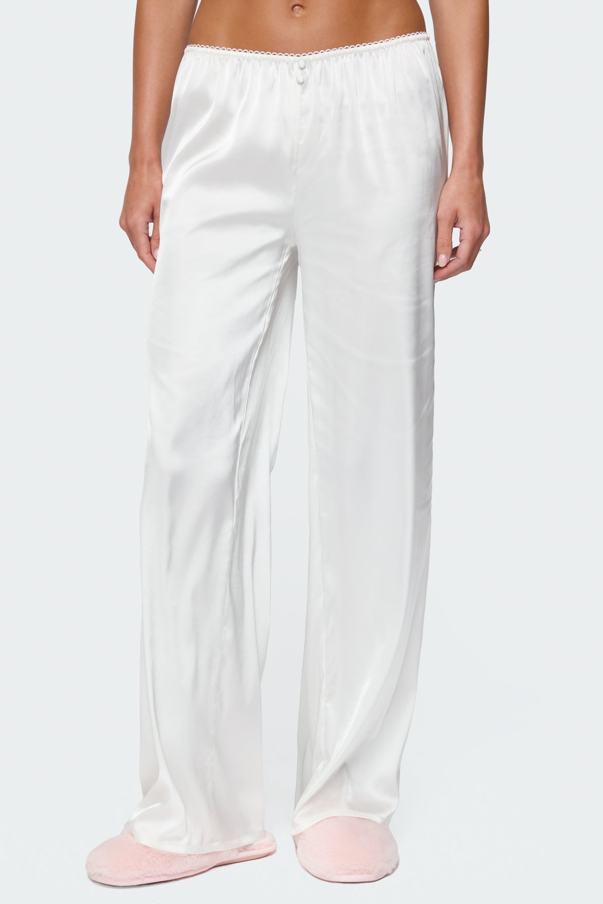 Izabella Satin Effect Pants