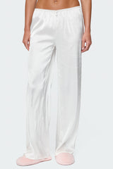 Izabella Satin Effect Pants