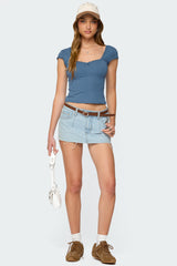 Adela Square Neck Top