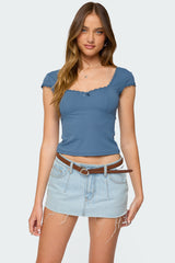 Adela Square Neck Top