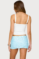 Karin Cut Out Ribbed Tank Top