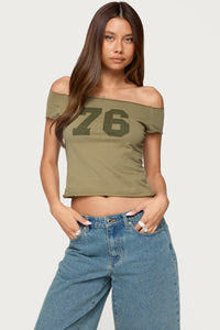 76 Off Shoulder Top